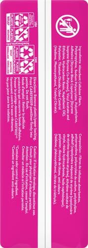 Carefree Panty Liners for Women – Regular, Unscented, Individually Wrapped, 54 Count