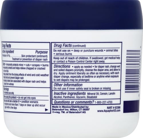 Aquaphor Baby Advanced Therapy Healing Ointment Skin Protectant, 7 OZ