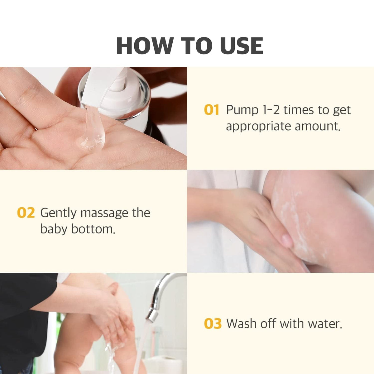 Kori In J Island Baby Bottom Wash – Gentle Diaper Area Cleanser