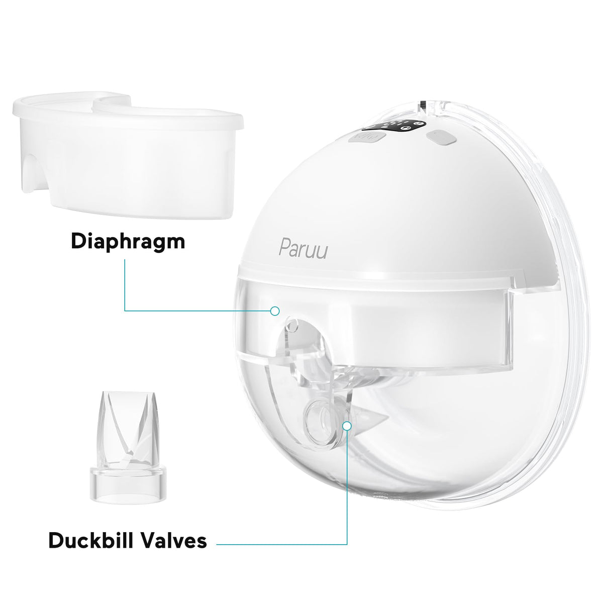 Paruu Hands Free Breast Pump P16, Wearable Breast Pump