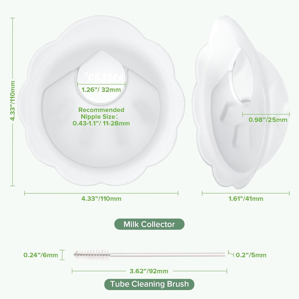 haakaa Petal Soft Silicone Milk Collector for Breastfeeding - 2PCS