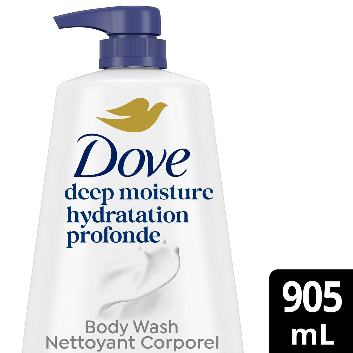 Dove Body Wash Body Wash Deep Moisture 30.6 oz Pump, Sulfate Free | Dove Deep Moisture Body Wash hydrates dry skin for 24 hours with a sulfate-free formula and MicroMoisture technology.