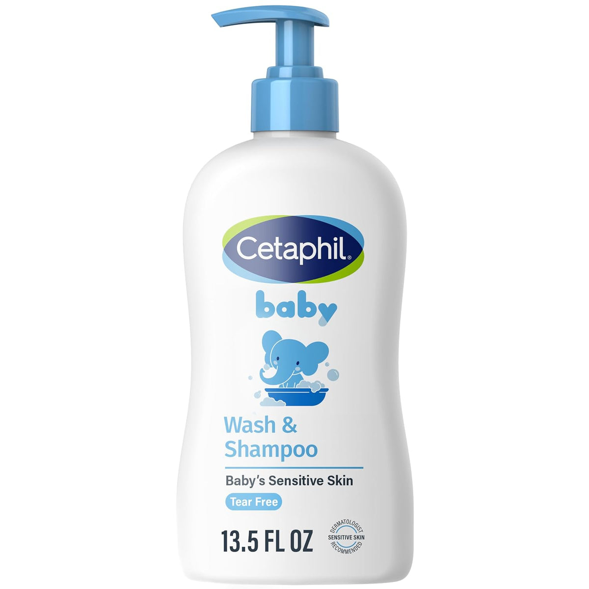 Cetaphil 2-in-1 Baby Shampoo & Body Wash, Tear Free, Calendula, 13.5oz