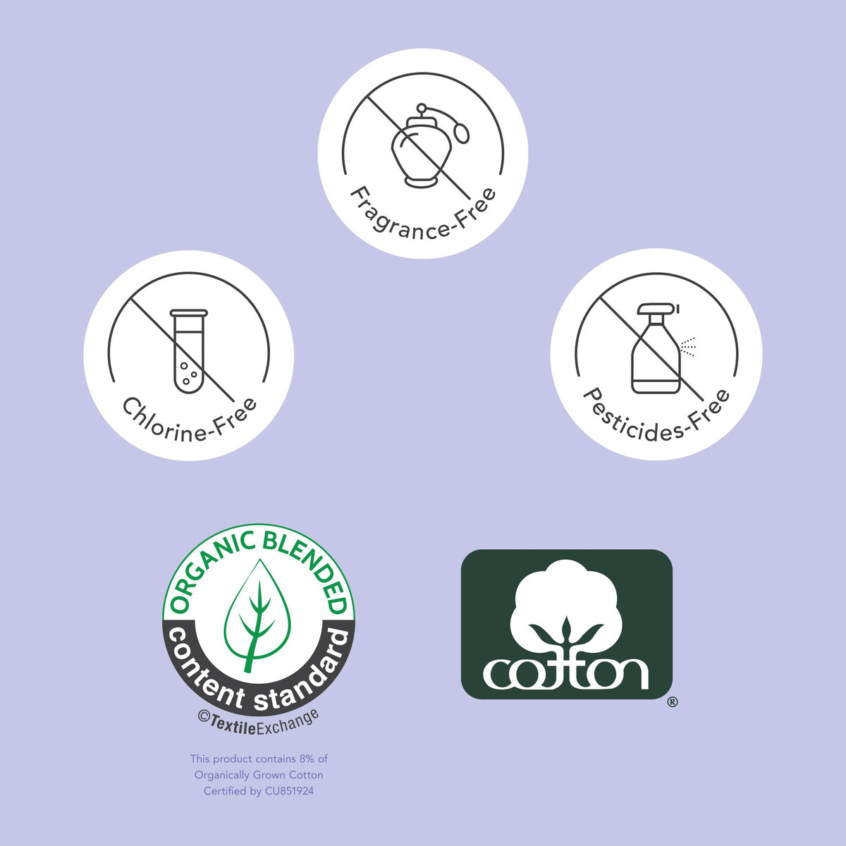 Rael Disposable Period Underwear, Organic Cotton Cover (Size S-M, 12 Ct)