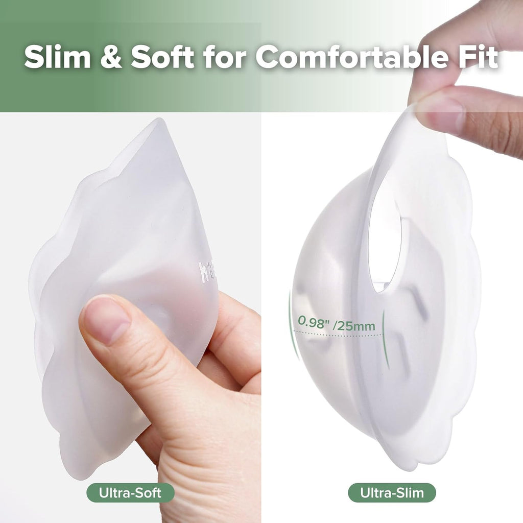 haakaa Petal Soft Silicone Milk Collector for Breastfeeding - 2PCS