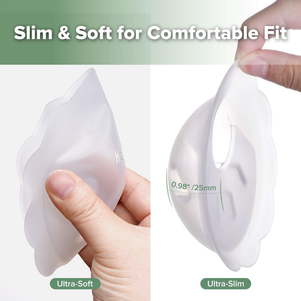 haakaa Petal Soft Silicone Milk Collector for Breastfeeding - 2PCS