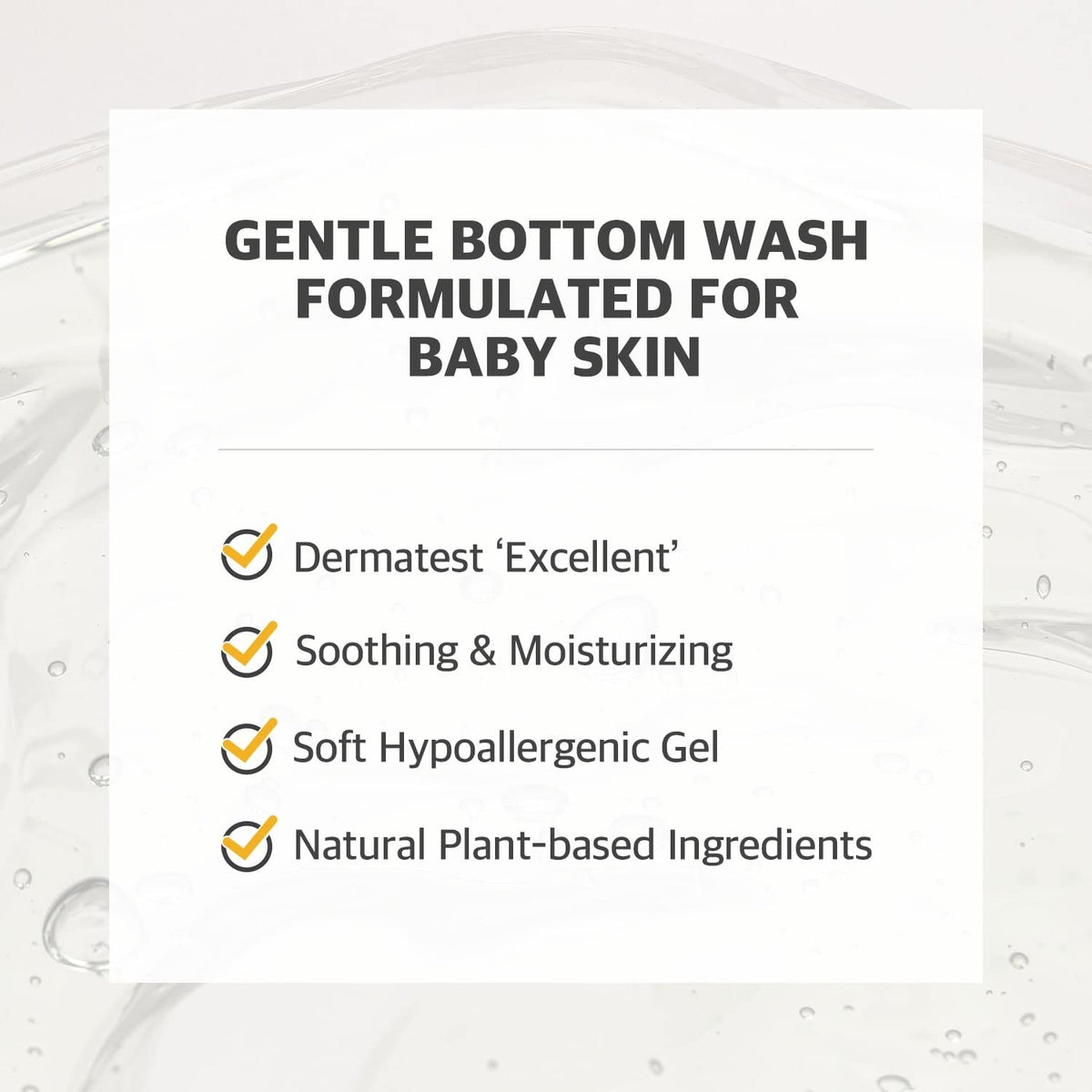 Kori In J Island Baby Bottom Wash – Gentle Diaper Area Cleanser