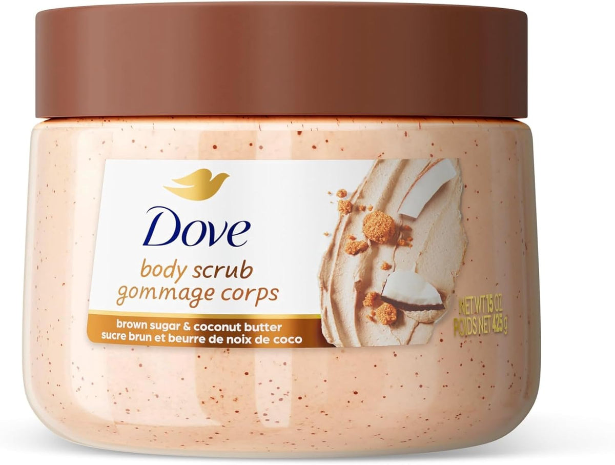 Dove Brown Sugar & Coconut Butter Exfoliating Body Scrub – 15 oz
