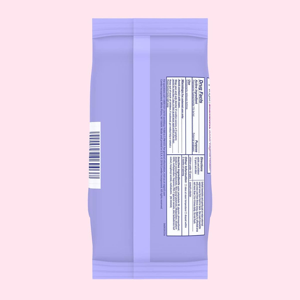 VAGISIL Anti-Itch Medicated Feminine Wipes, Max Strength, 20 Wipes (1 Pack)
