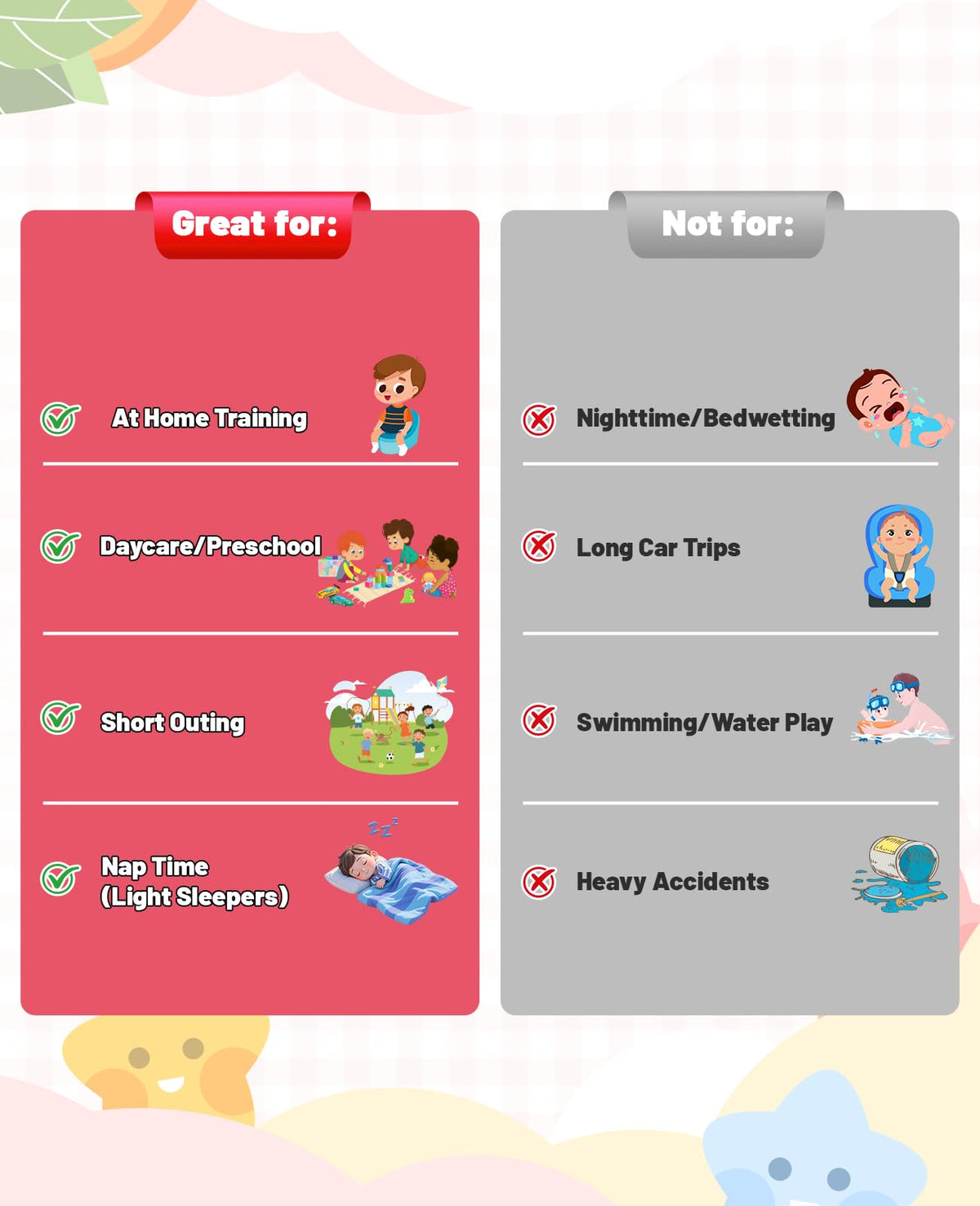 MooMoo Baby Potty Training Underwear for Boys and Girls Cotton 2T-9Y