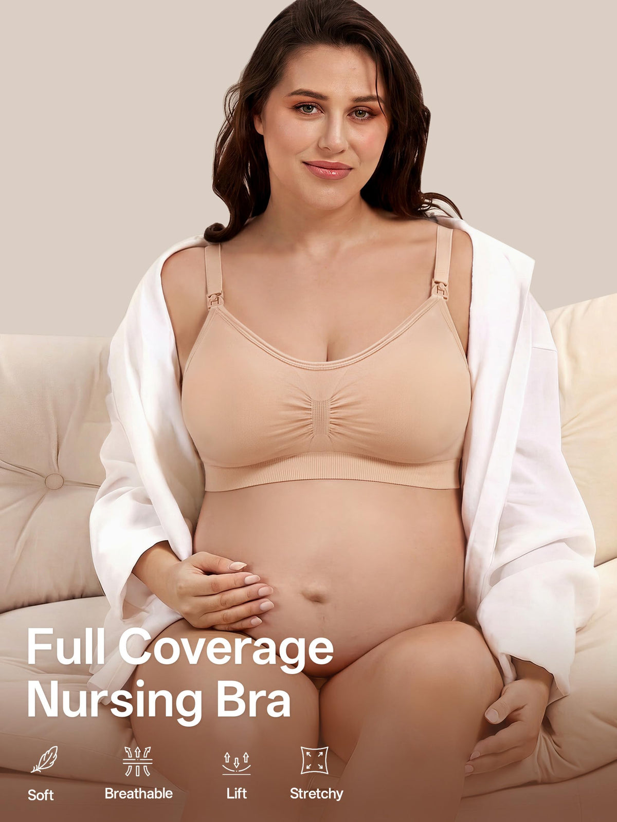 Angelhood Women's Nursing Bras – 5-Pack