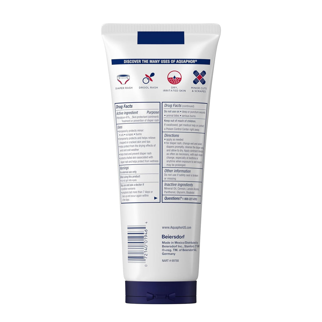 Aquaphor Baby Advanced Therapy Healing Ointment Skin Protectant, 7 OZ