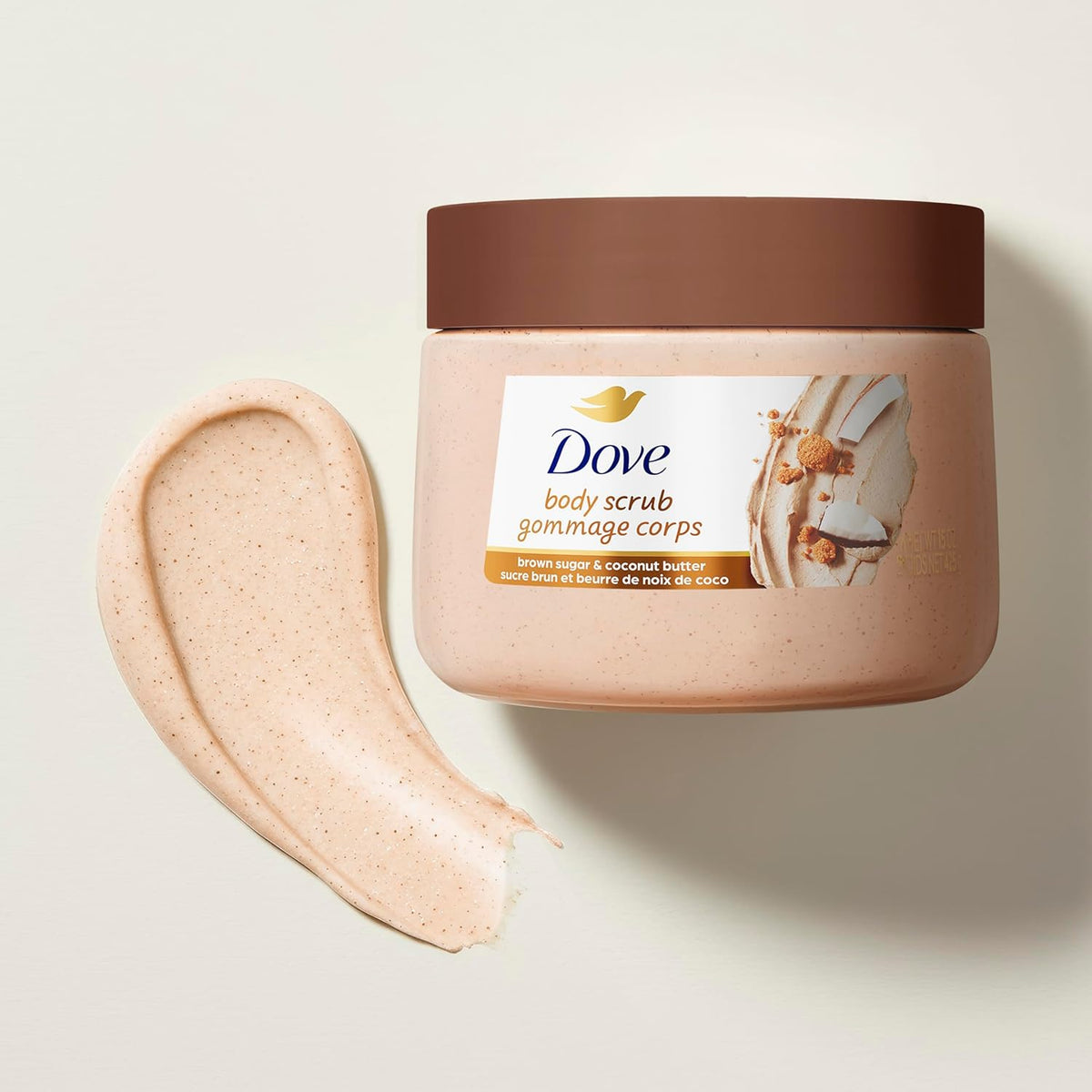 Dove Brown Sugar & Coconut Butter Exfoliating Body Scrub – 15 oz
