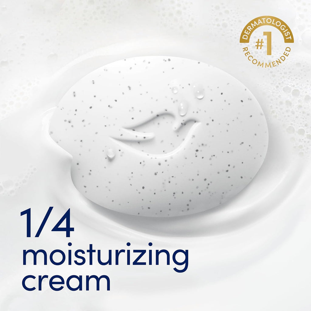 Dove Gentle Exfoliating Beauty Bar Soap , Renewing 8 Count 3.75 oz