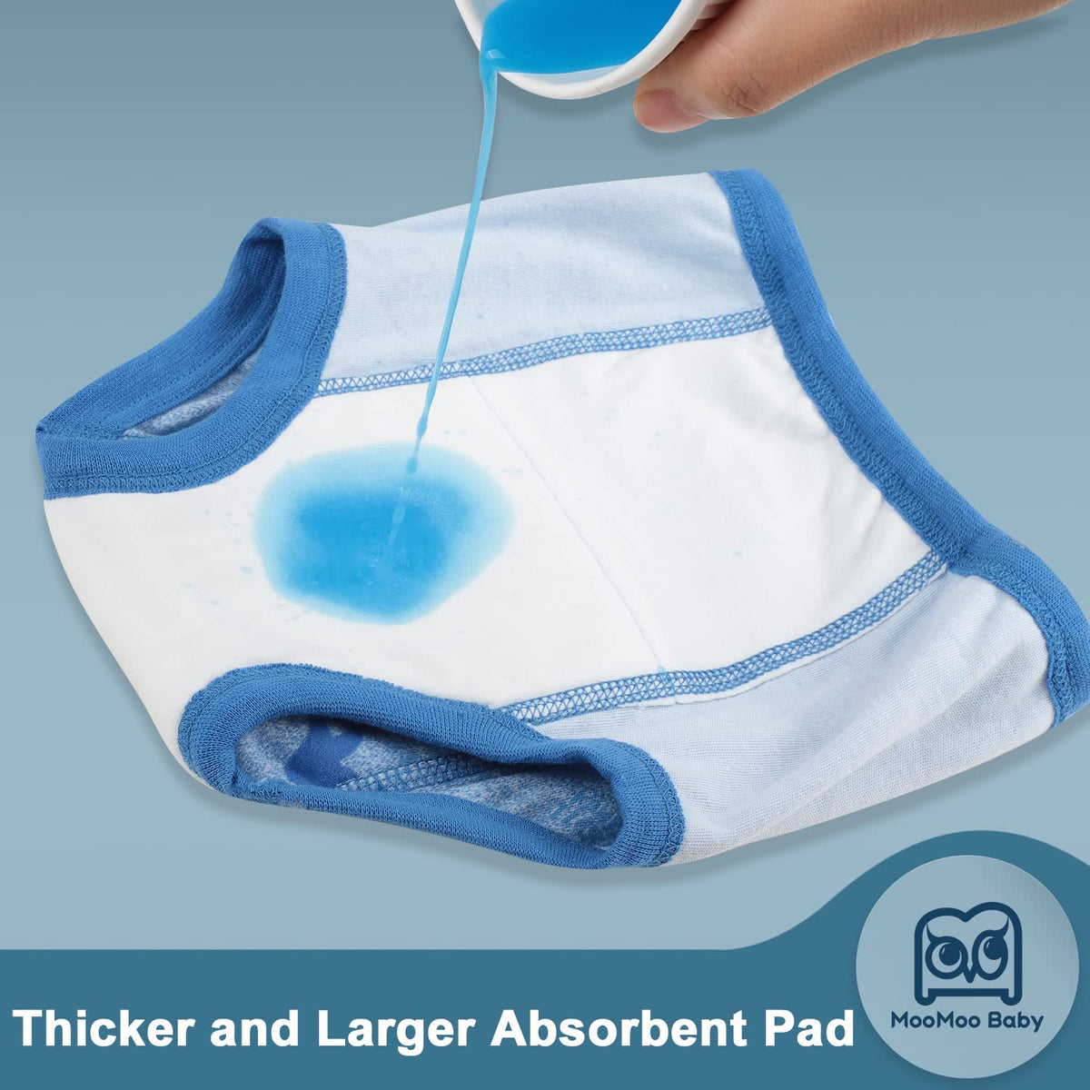 MooMoo Baby Potty Training Underwear for Boys and Girls Cotton 2T-9Y