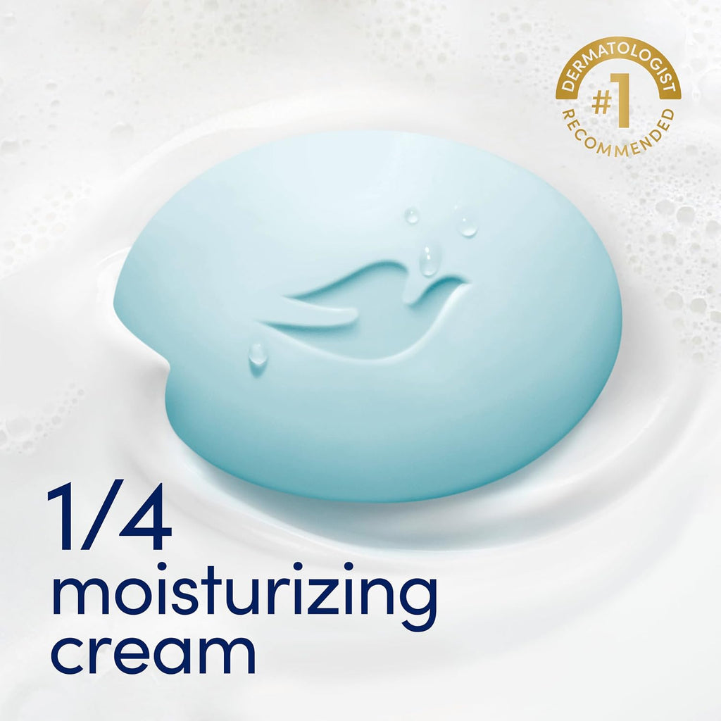 Dove Beauty Bar Soap , Glacial Water & Avocado Oil, I 6 Count 3.75 oz