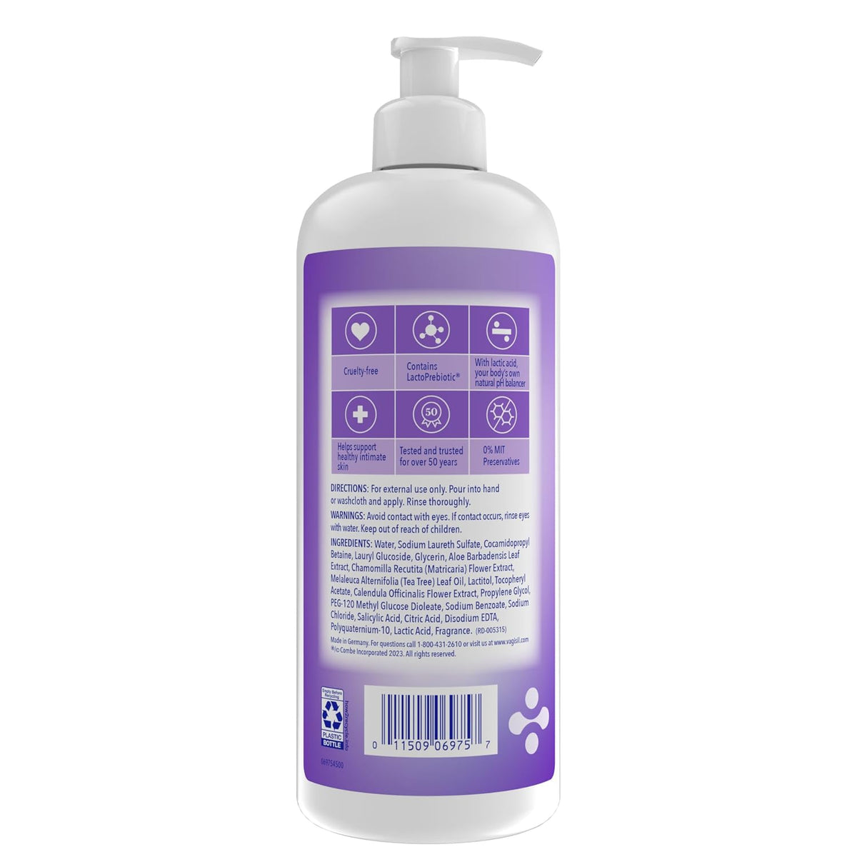 Vagisil pH Balance Feminine Wash, LactoPrebiotic, 12 Fl Oz (3 Pack)