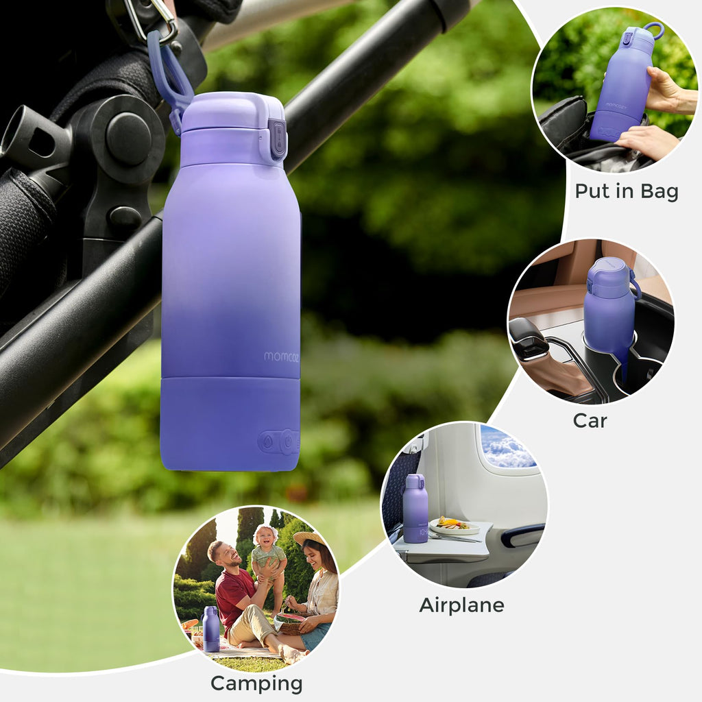 Momcozy Portable Bottle Warmer for Breast Milk, Baby Travel Essentials