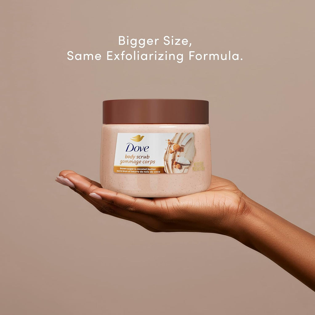 Dove Brown Sugar & Coconut Butter Exfoliating Body Scrub – 15 oz