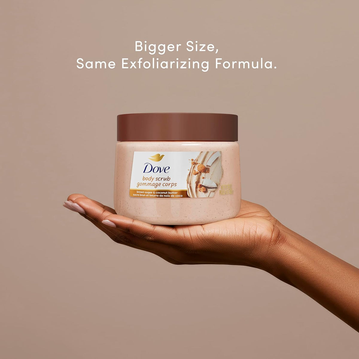 Dove Brown Sugar & Coconut Butter Exfoliating Body Scrub – 15 oz