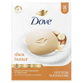 Dove Shea Butter Beauty Bar Soap 8 Count, Cleanser, 3.75 oz I beauty bar