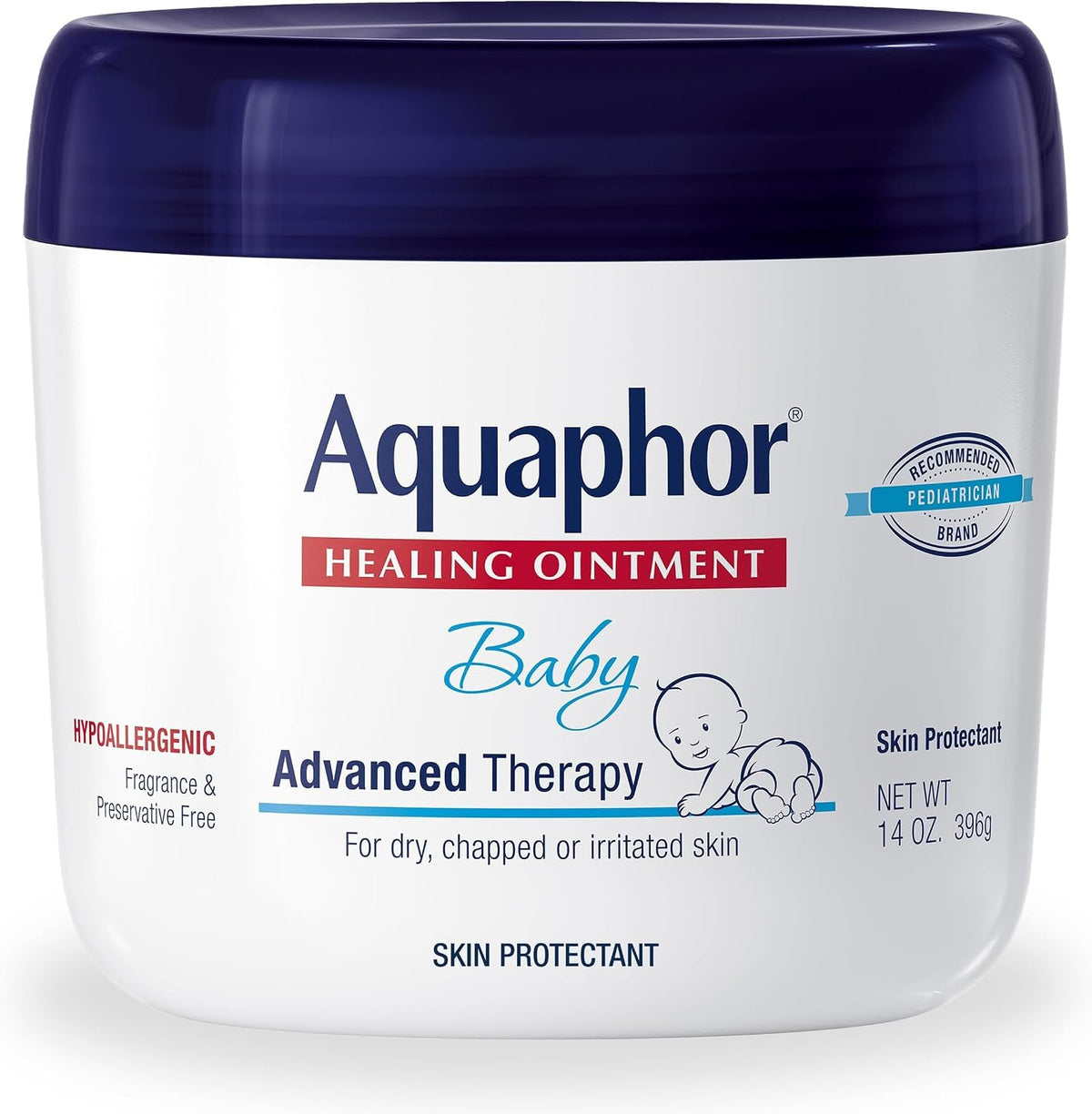Aquaphor Baby Advanced Therapy Healing Ointment Skin Protectant, 7 OZ