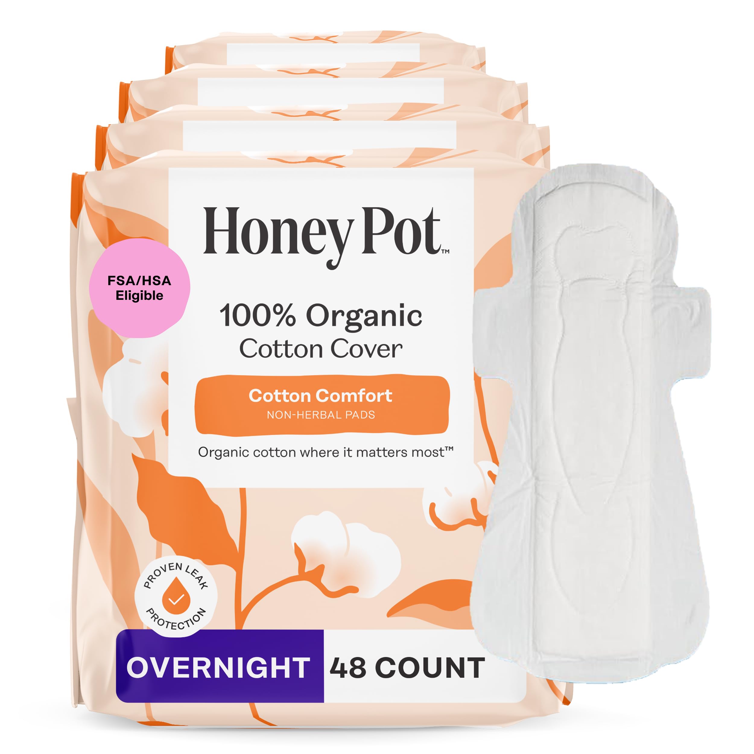 The Honey Pot Company - Cotton Comfort - Panty Liners for Women