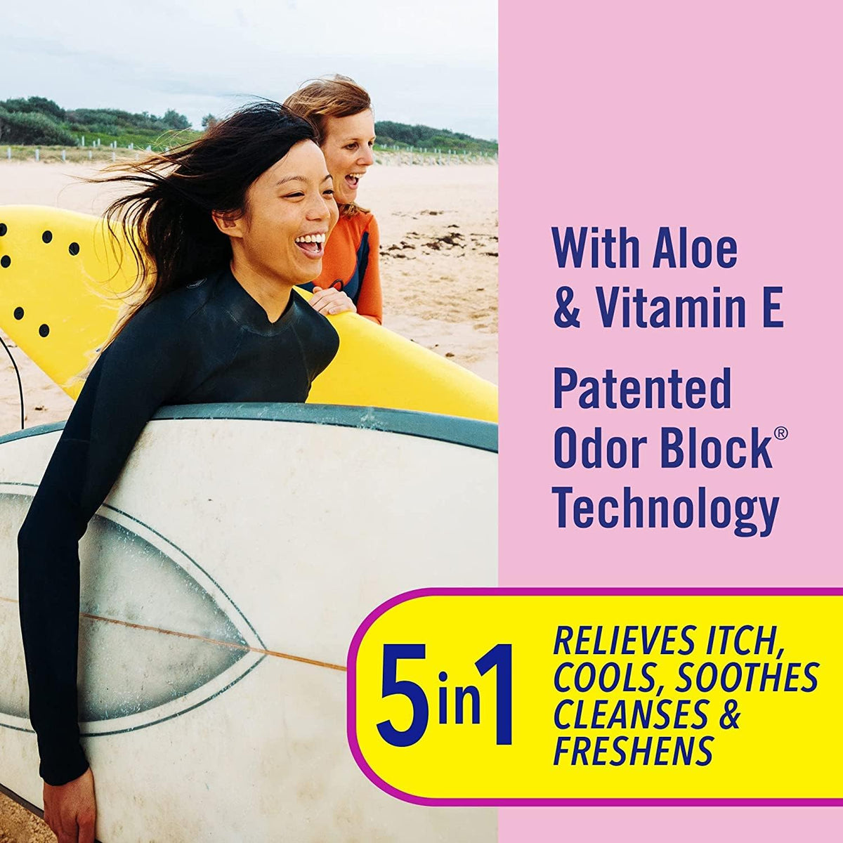 VAGISIL Anti-Itch Medicated Feminine Wipes, Max Strength, 20 Wipes (1 Pack)