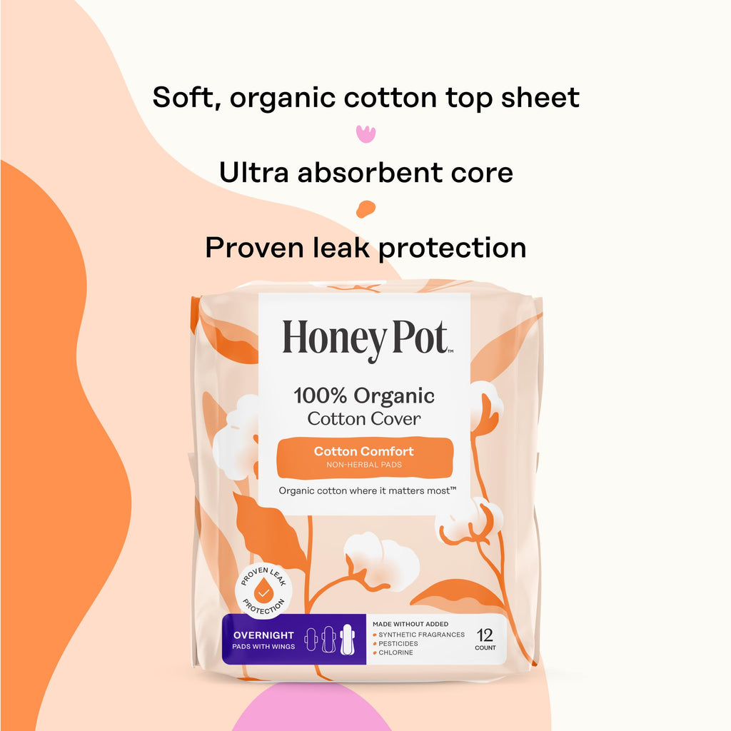 The Honey Pot Company - Cotton Comfort - Panty Liners for Women