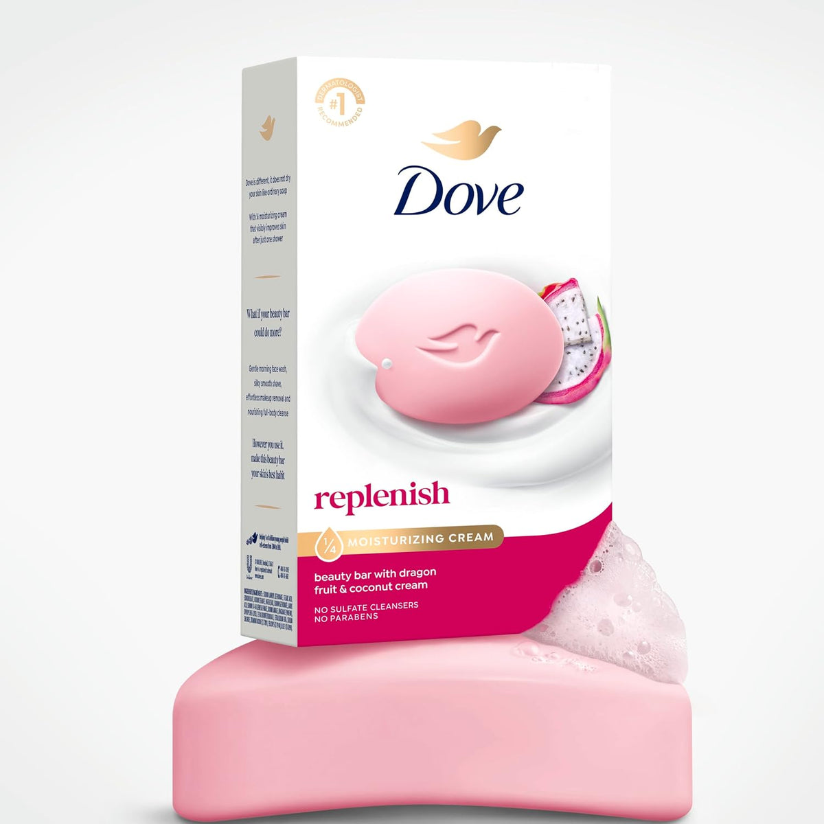 Dove Beauty Bar Soap , Glacial Water & Avocado Oil, I 6 Count 3.75 oz