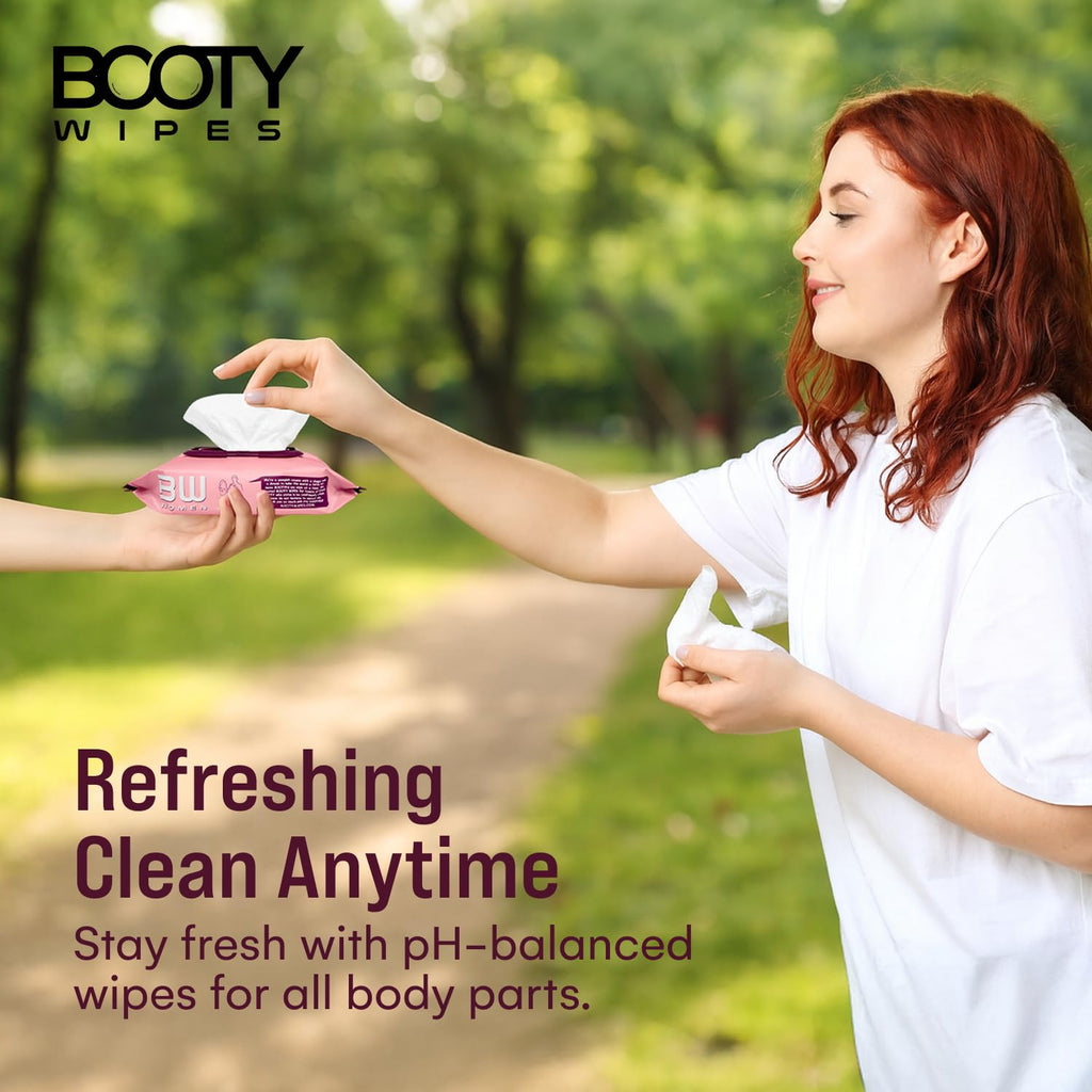 Soothing Flushable Feminine Cleansing Wipes – pH Balanced, Gentle Daily Freshness, 320 Count