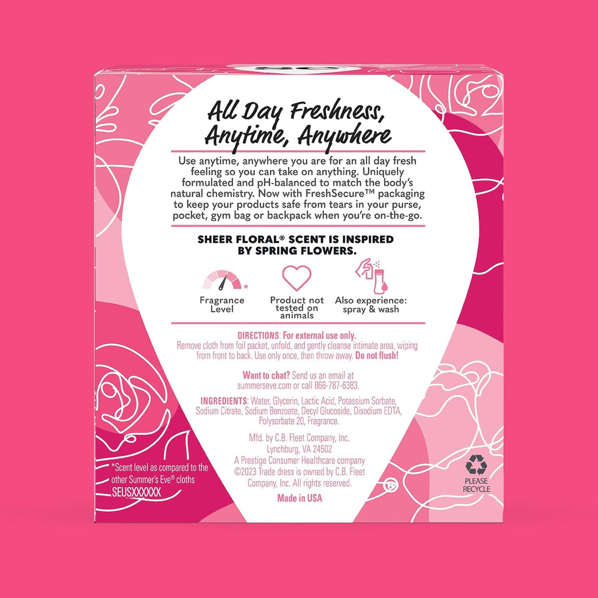 Summer's Eve Gentle Feminine Wipes, Simply Sensitive, 12 Count