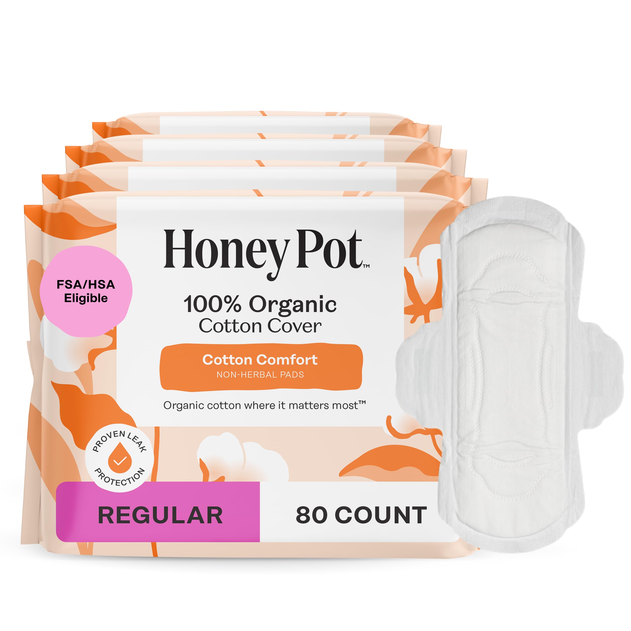 The Honey Pot Company - Cotton Comfort - Panty Liners for Women