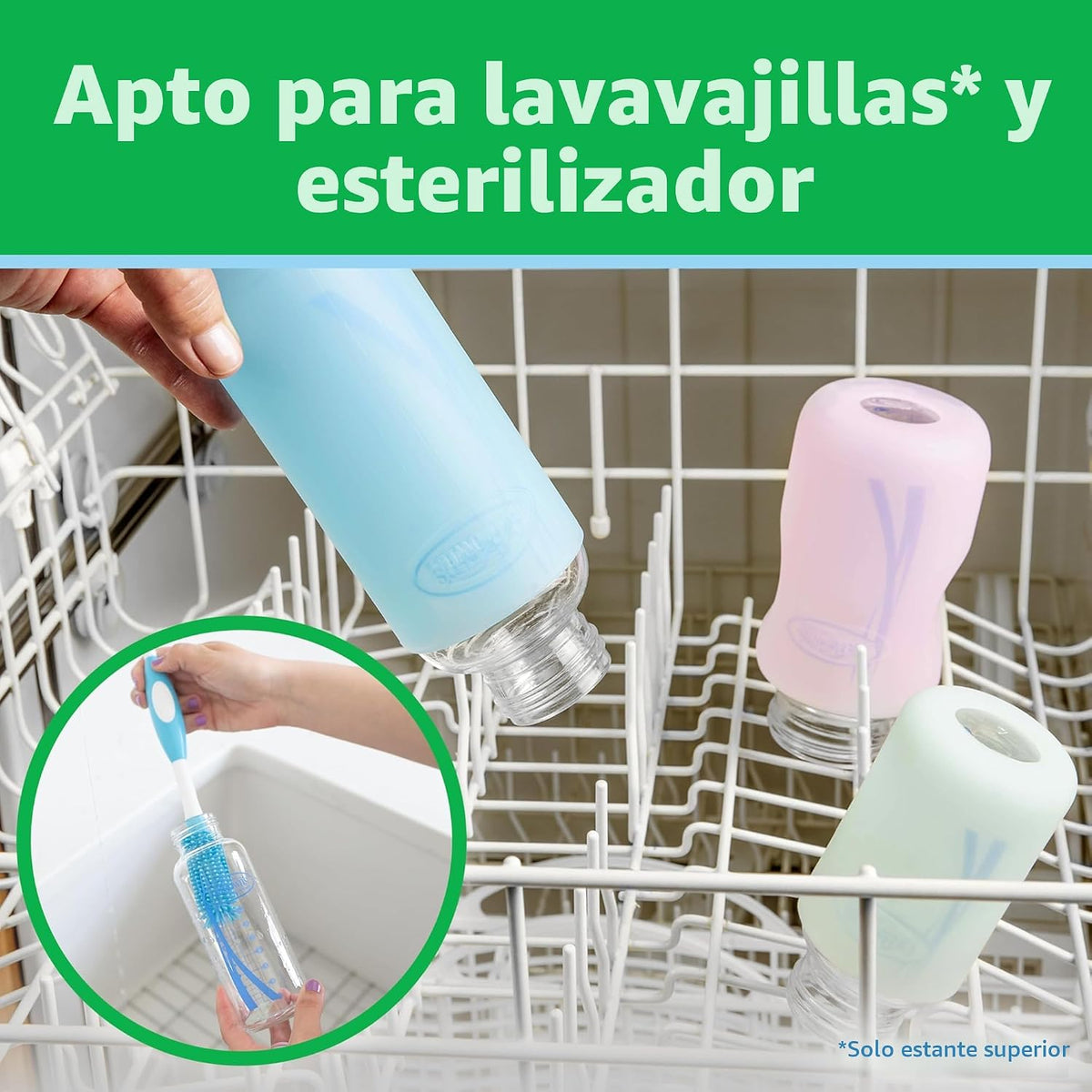 Dr. Brown’s Options+ Anti-Colic Narrow Glass Baby Bottles