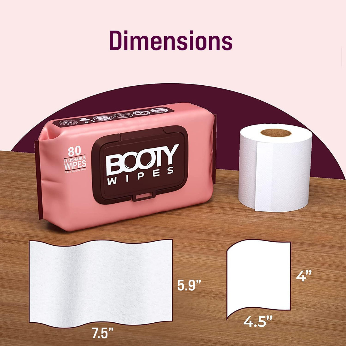 Soothing Flushable Feminine Cleansing Wipes – pH Balanced, Gentle Daily Freshness, 320 Count