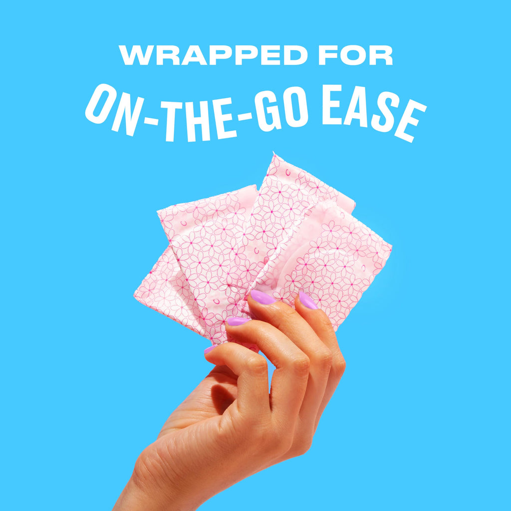 Carefree Panty Liners for Women, Regular, Wrapped, Unscented, 54 ct