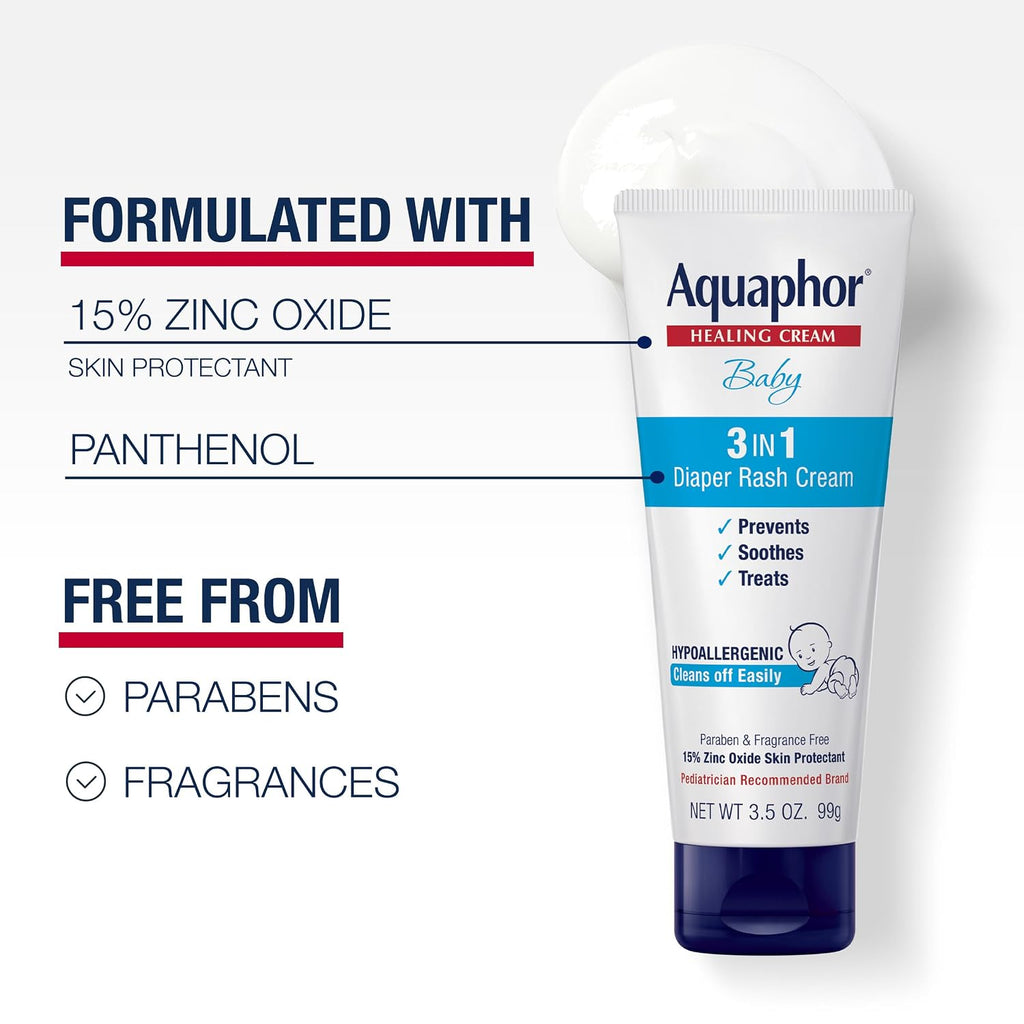 Aquaphor Baby Advanced Therapy Healing Ointment Skin Protectant, 7 OZ