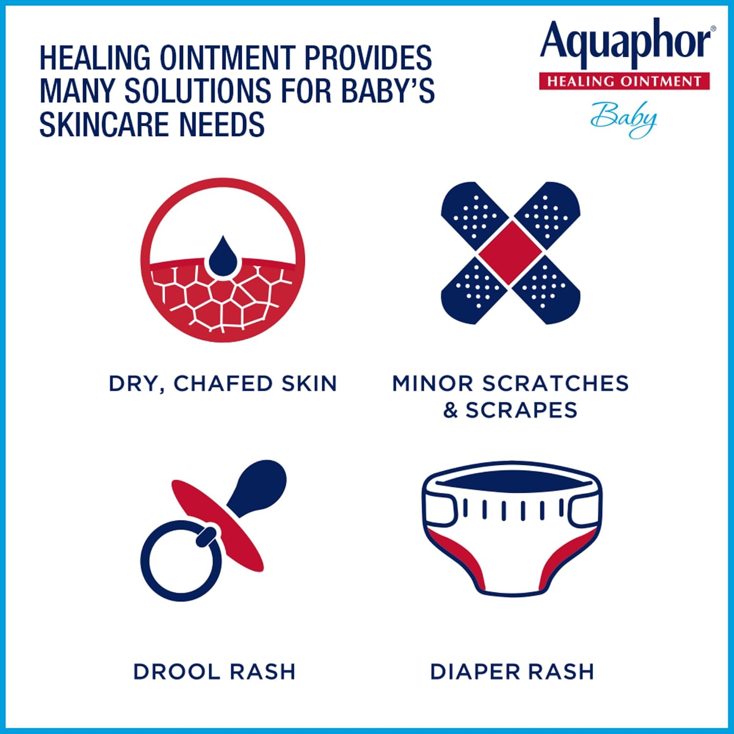 Aquaphor Baby Advanced Therapy Healing Ointment Skin Protectant, 7 OZ