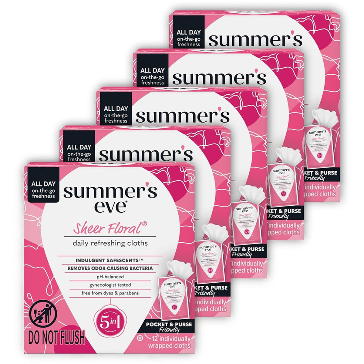 Summer's Eve Gentle Feminine Wipes, Simply Sensitive, 12 Count
