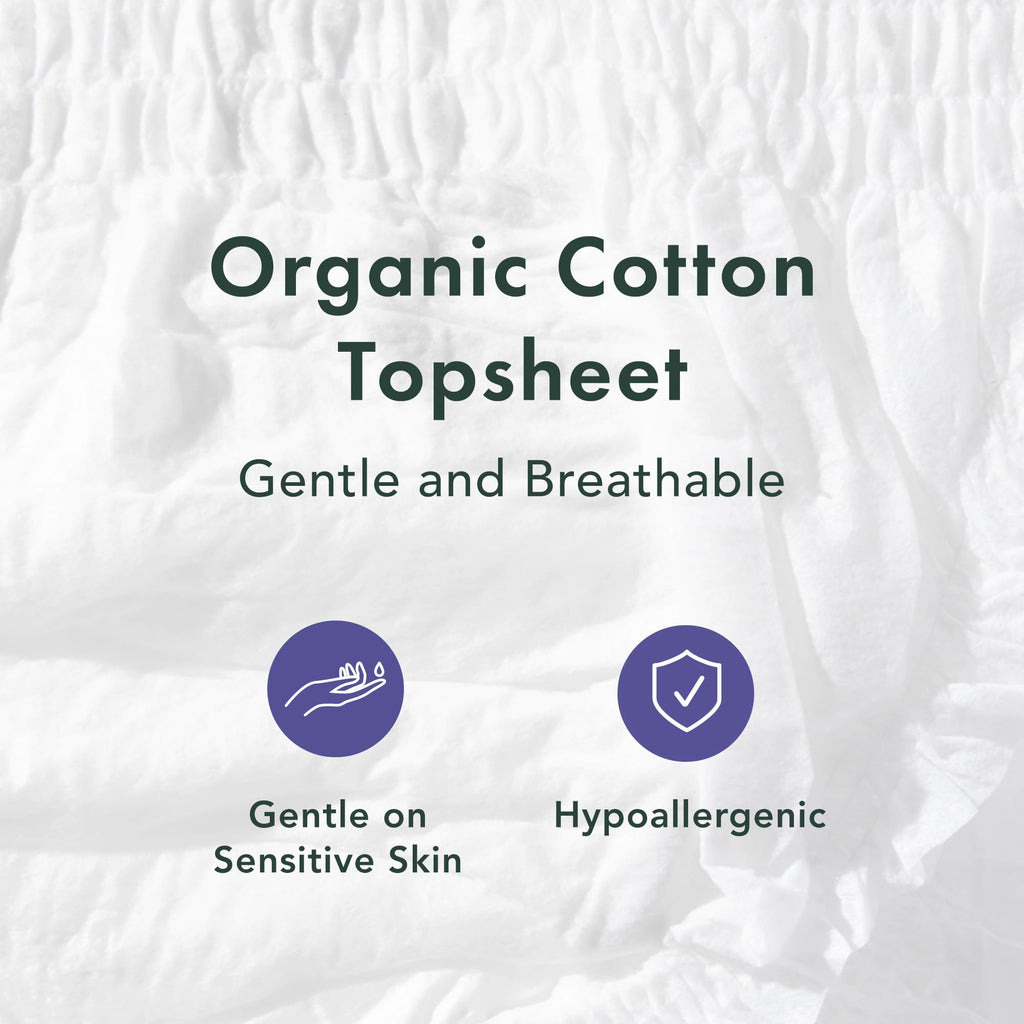 Rael Disposable Period Underwear, Organic Cotton Cover (Size S-M, 12 Ct)