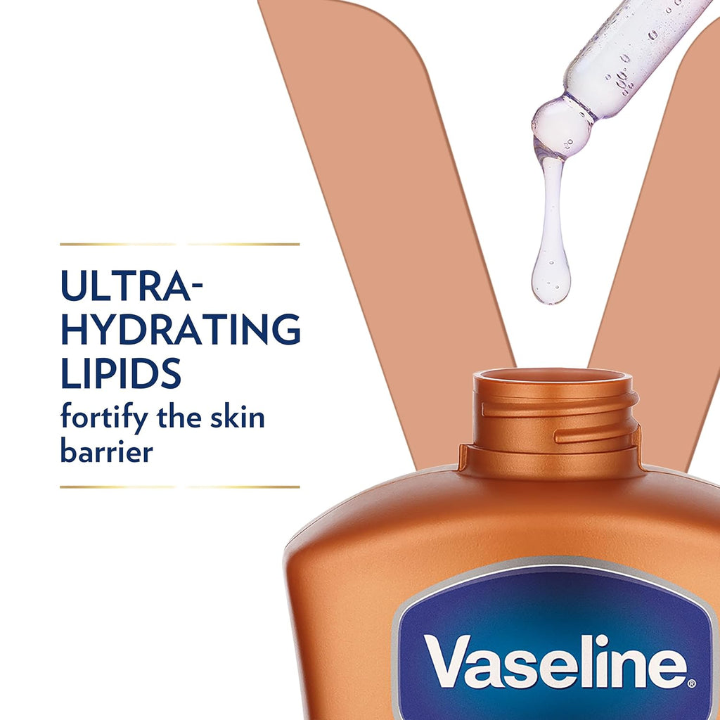 Vaseline Cocoa Radiant Body Lotion for Dry Skin + Cocoa Butter 20.3oz 3ct