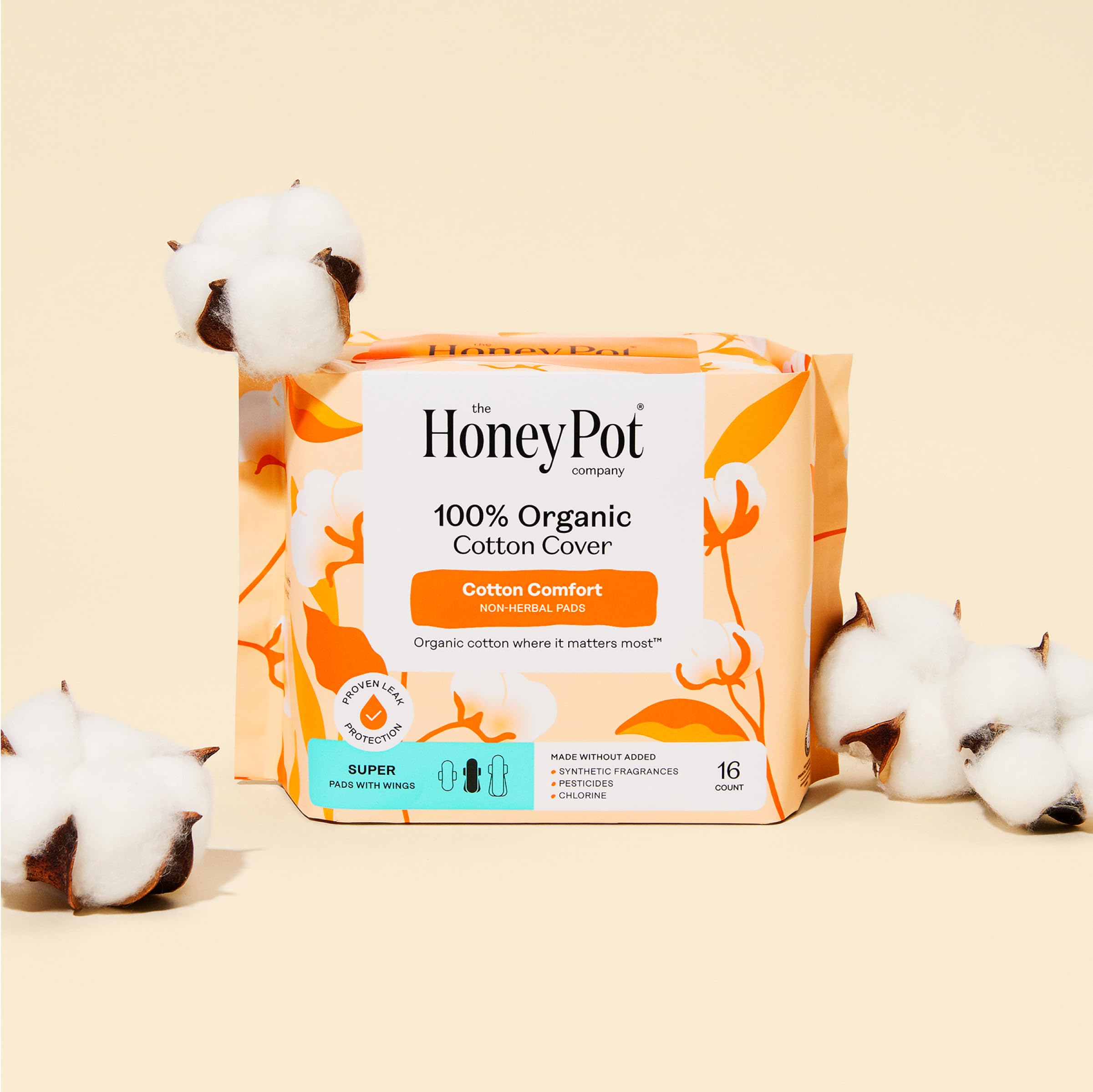 The Honey Pot Company - Cotton Comfort - Panty Liners for Women
