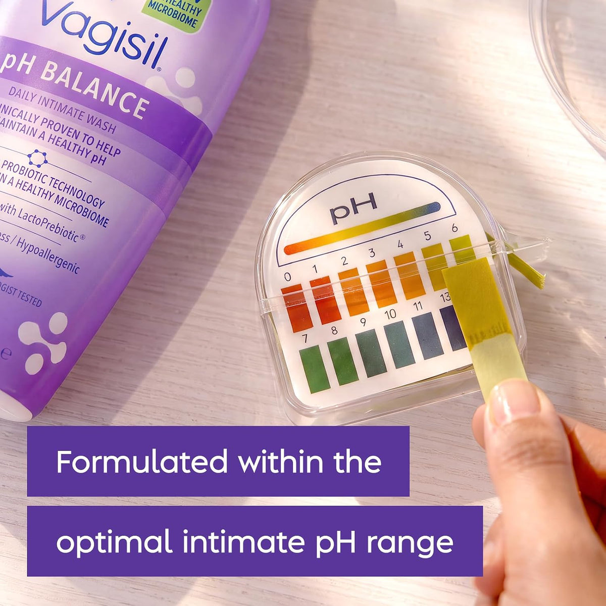 Vagisil pH Balance Feminine Wash, LactoPrebiotic, 12 Fl Oz (3 Pack)