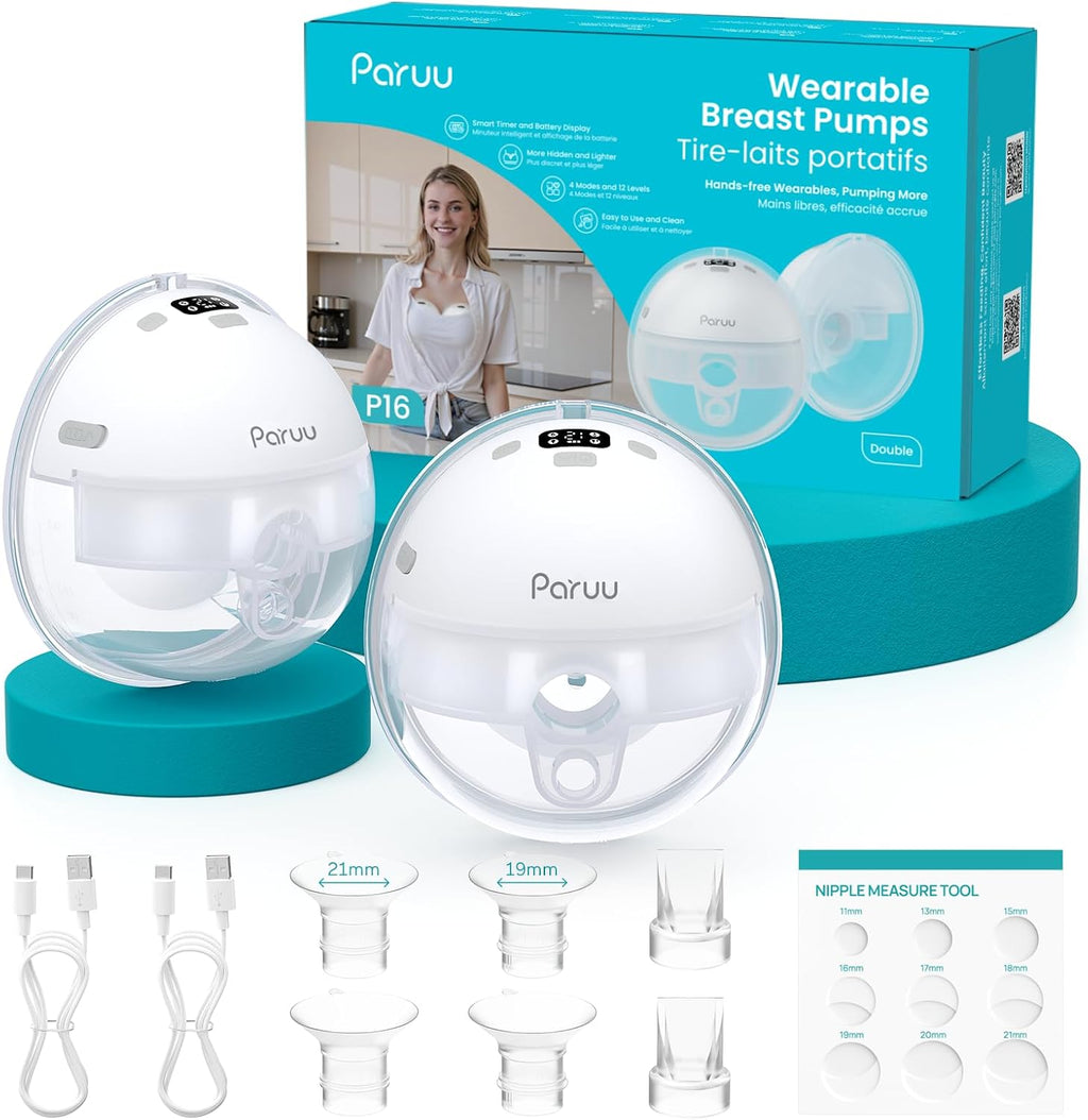 Paruu Hands Free Breast Pump P16, Wearable Breast Pump