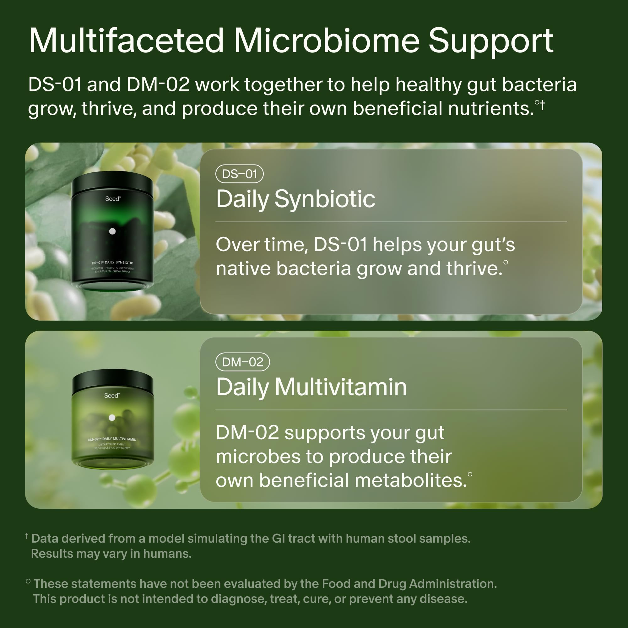 Seed Daily Essentials Duo - DS-01 Synbiotic & DM-02 Multivitamin - Starter