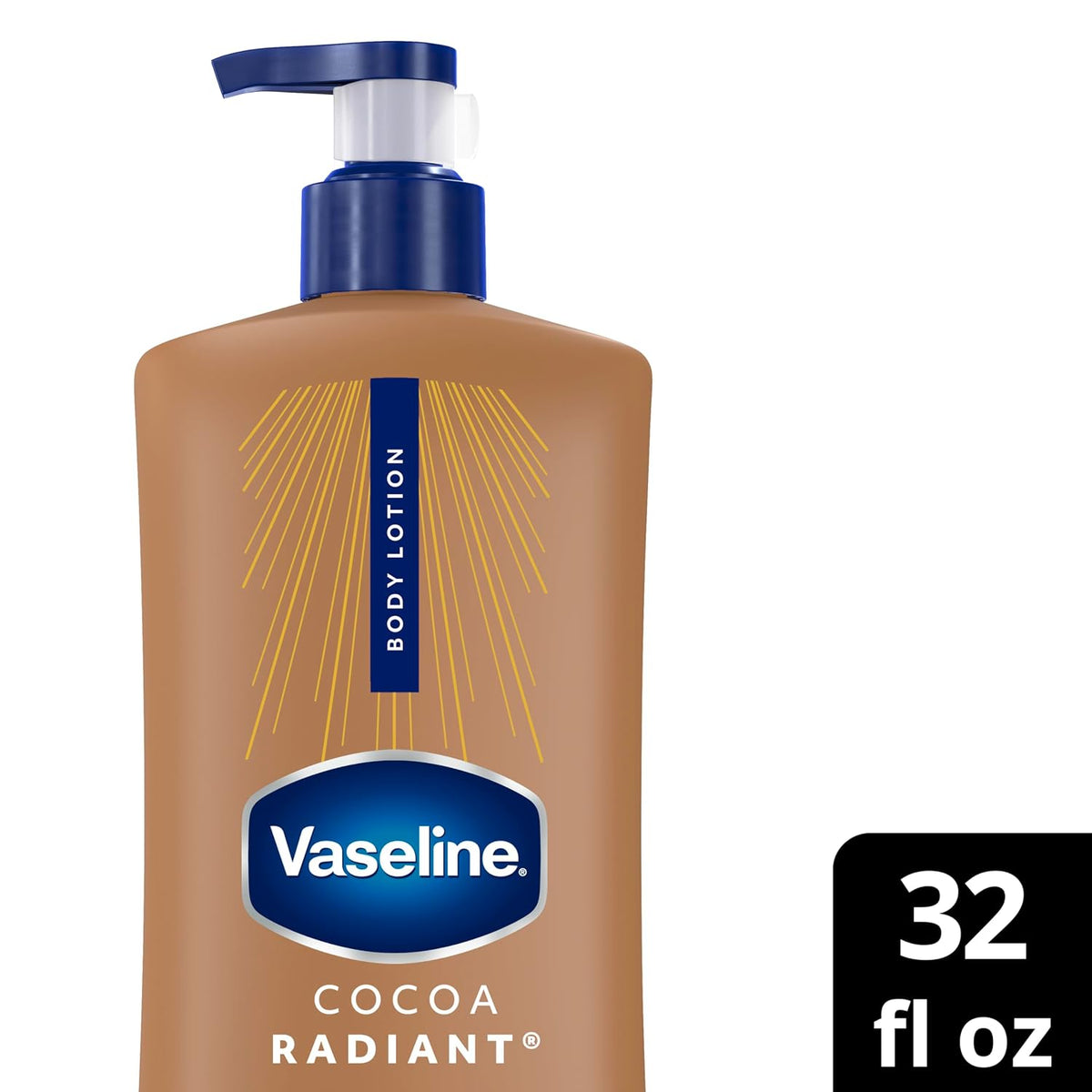 Vaseline Cocoa Radiant Body Lotion for Dry Skin + Cocoa Butter 20.3oz 3ct