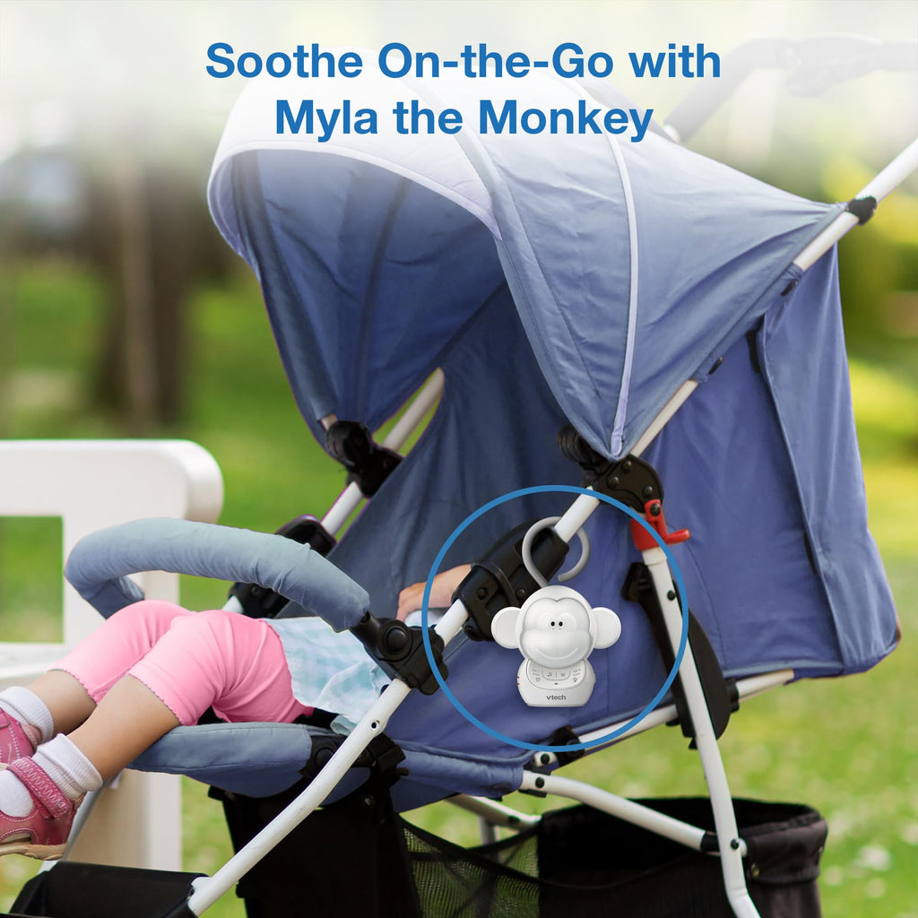 VTech Baby Monitor No WiFi – 19Hr Video Battery, 1000ft Range, Night Vision, Two-Way Talk, Temperature Sensor, Sound-Activated Screen, Lullabies | VM819