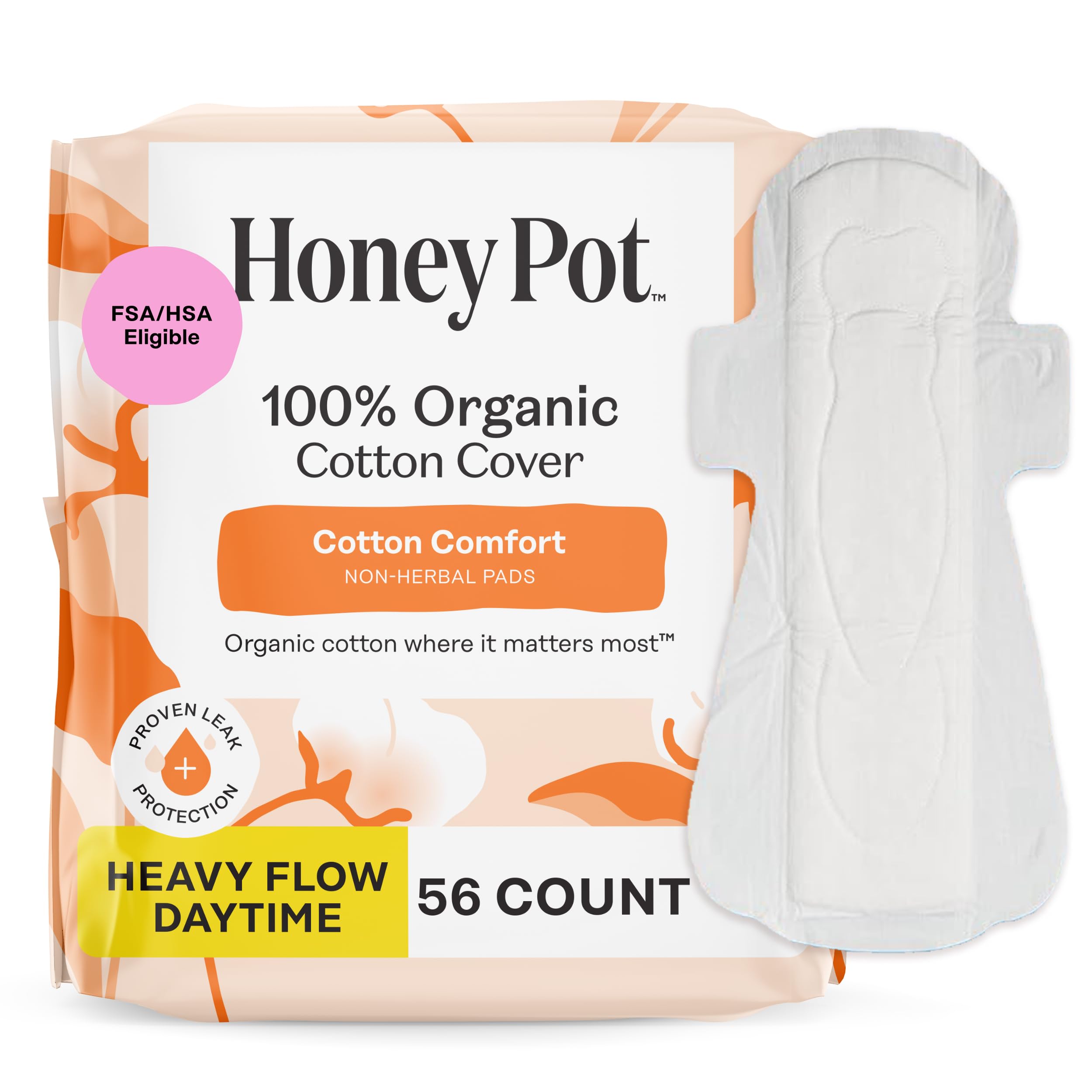 The Honey Pot Company - Cotton Comfort - Panty Liners for Women