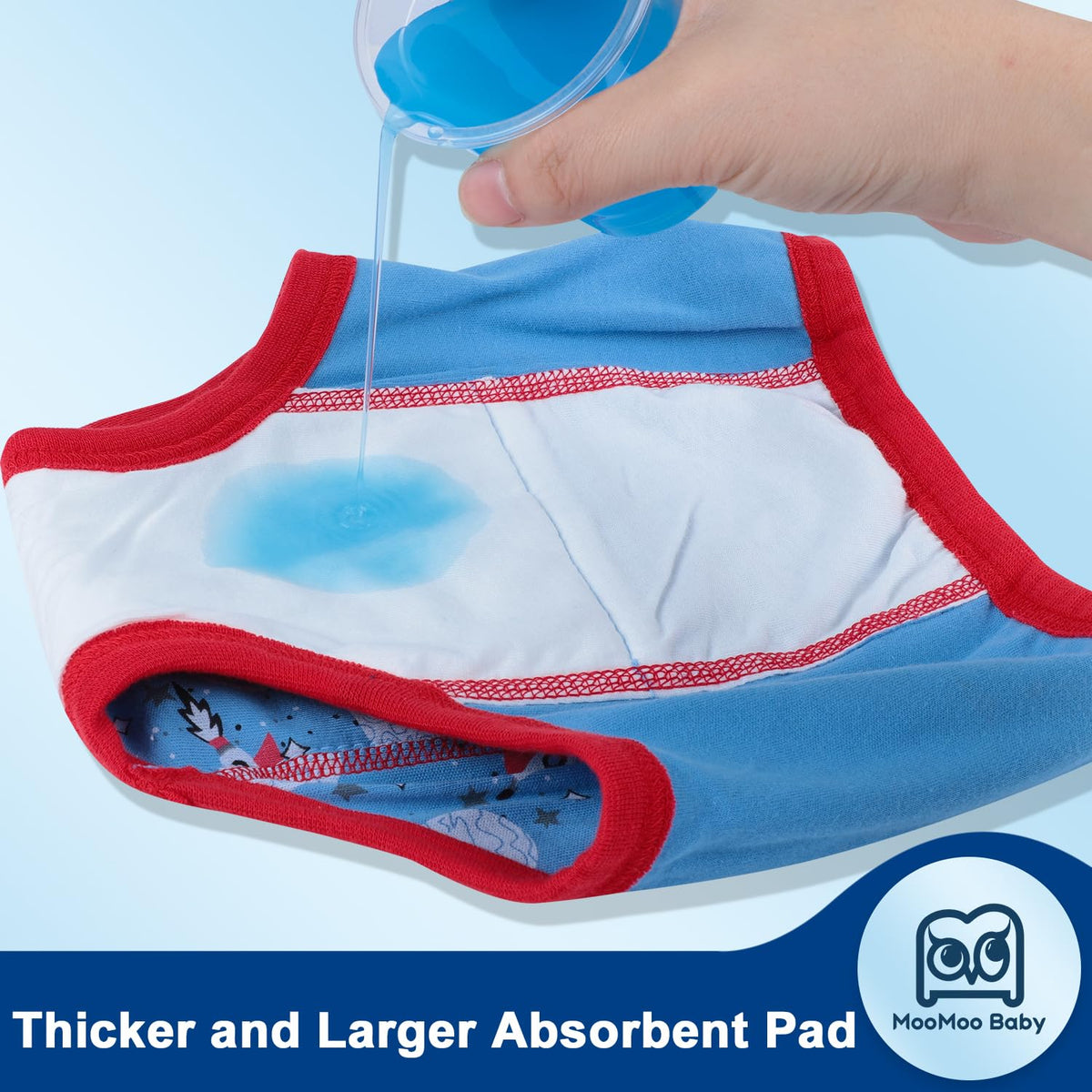 MooMoo Baby Potty Training Underwear for Boys and Girls Cotton 2T-9Y