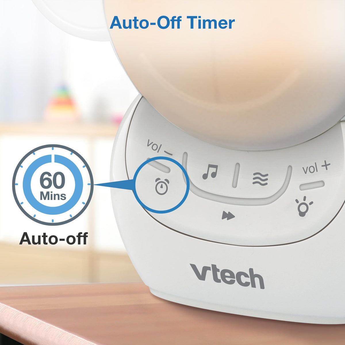 VTech Baby Monitor No WiFi – 19Hr Video Battery, 1000ft Range, Night Vision, Two-Way Talk, Temperature Sensor, Sound-Activated Screen, Lullabies | VM819